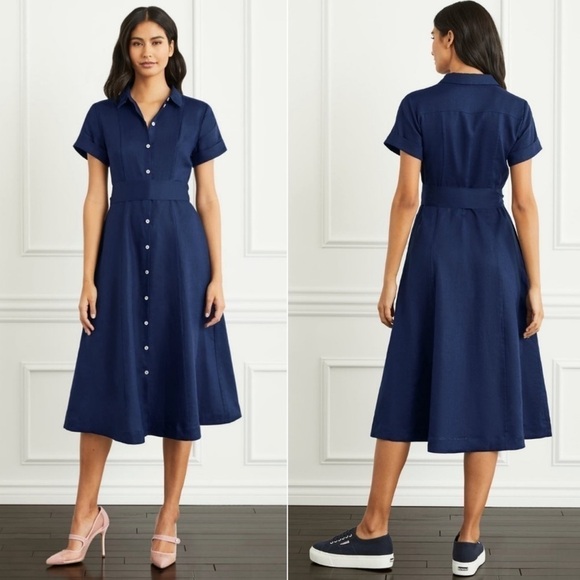 NWT Hill House Lily Navy Blue Dress Size XS